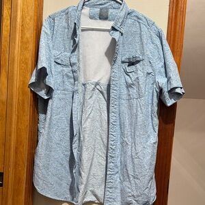 Vineyard Vines Light Blue Fishing Shirt